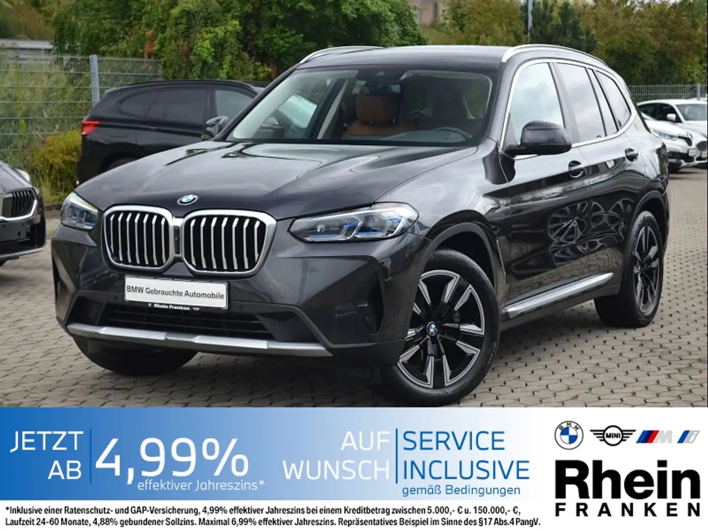 BMW X3 xDrive20d LiveCpt+.Laser.360°.HiFi.M-Fahrwerk Gris - 1