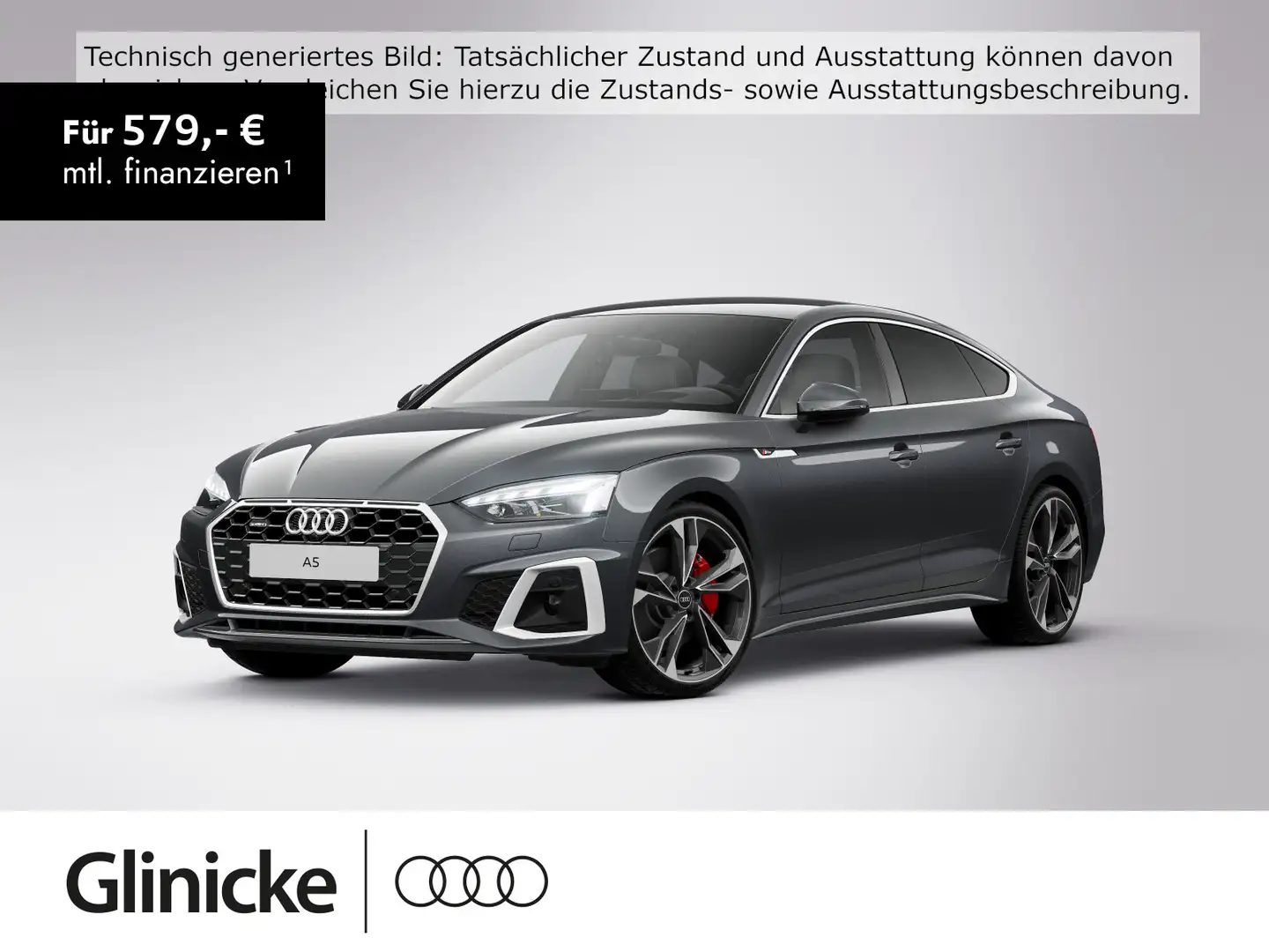 Audi A5 45 TFSI quattro S-line AHK Matrix Grau - 1