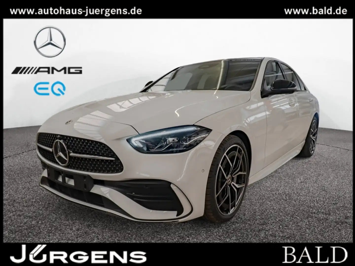 Mercedes-Benz C 200 AMG-Sport/Pano/Burm/Night/Sitzklima/Distr Weiß - 1
