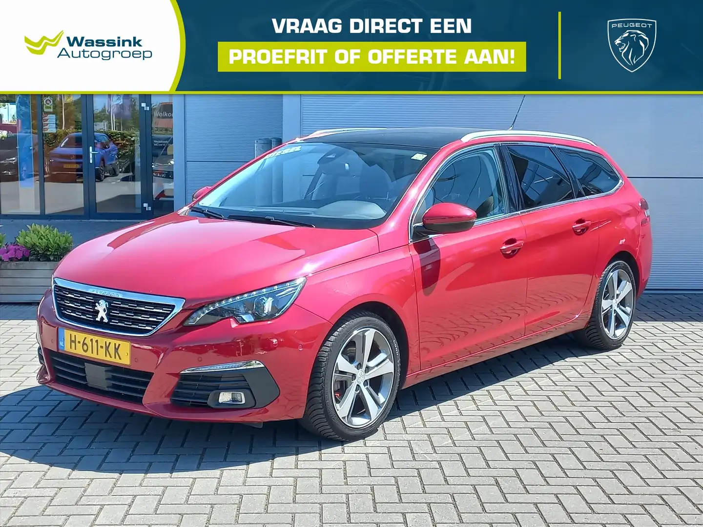 Peugeot 308 1.5 HDi 130pk Premium | Climate control | Navigati Rouge - 1