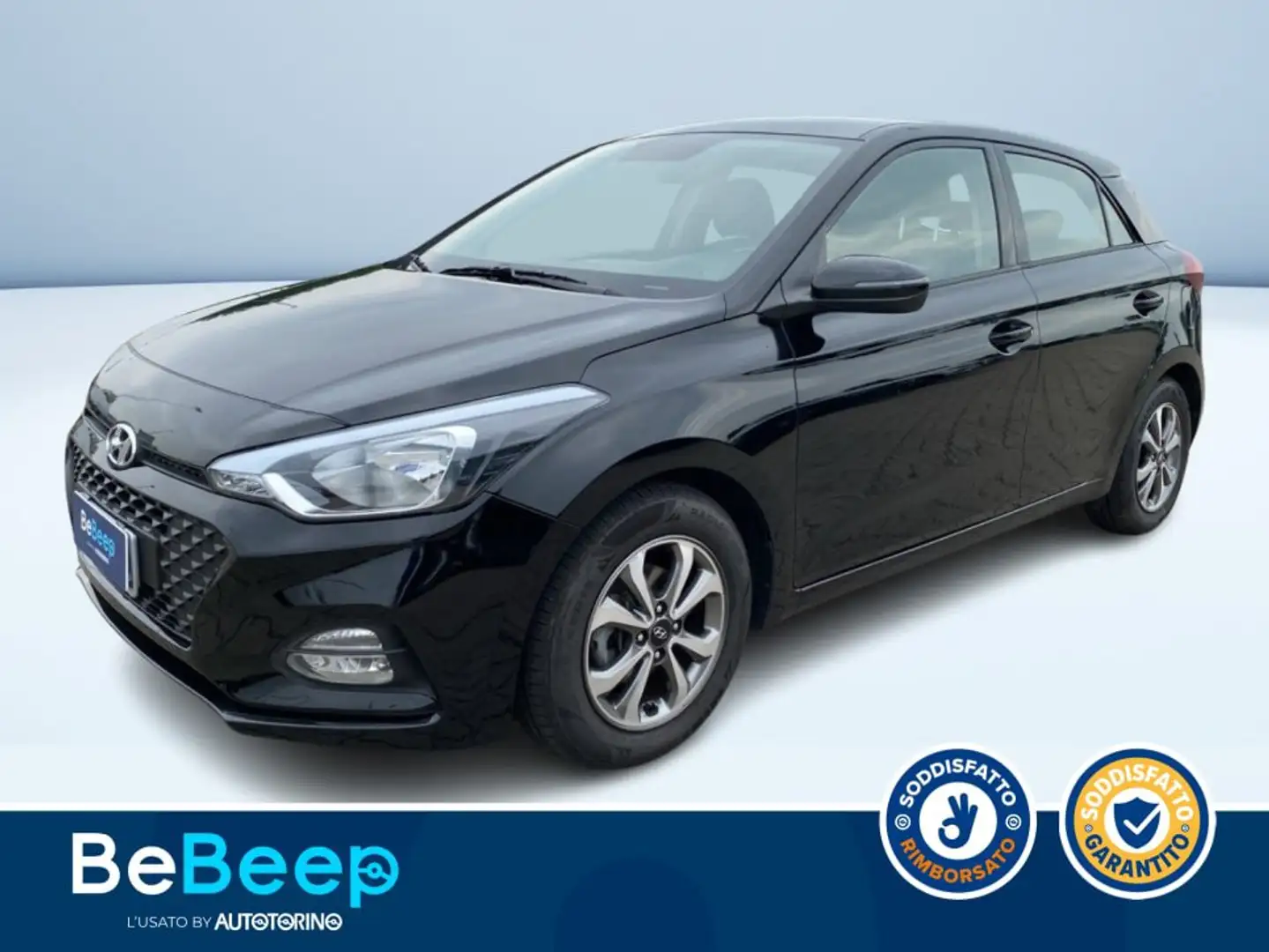 Hyundai i20 5P 1.2 MPI CONNECTLINE ECONEXT GPL 73CV Noir - 1