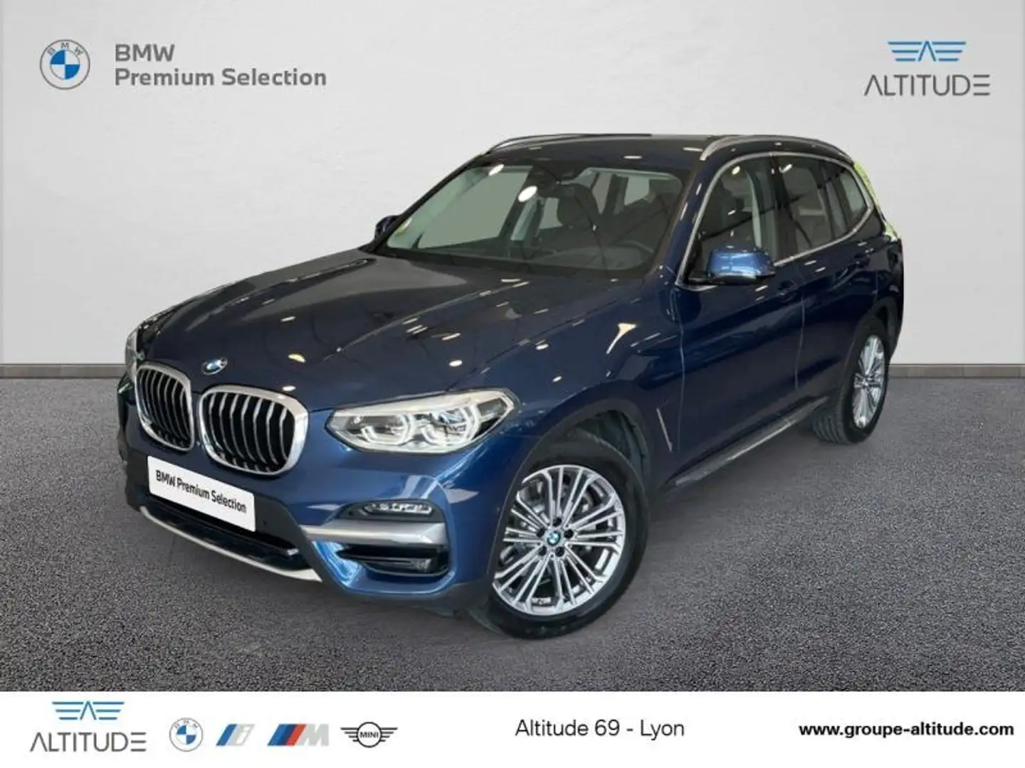 BMW X3 xDrive30dA 286ch Luxury Bleu - 1