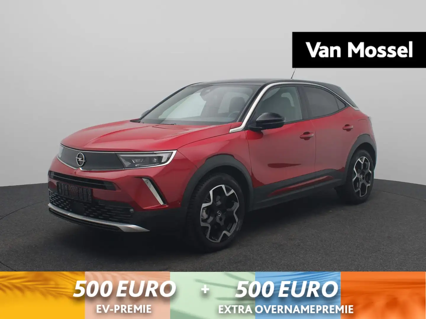 Opel Mokka-E Ultimate 50-kWh Rouge - 1
