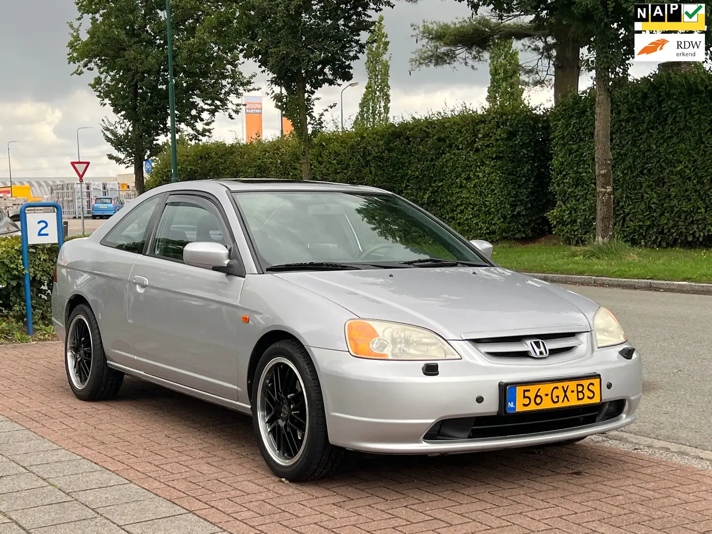 Honda Civic Coupé 1.7i ES *Automaat|N.A.P. Szürke - 1