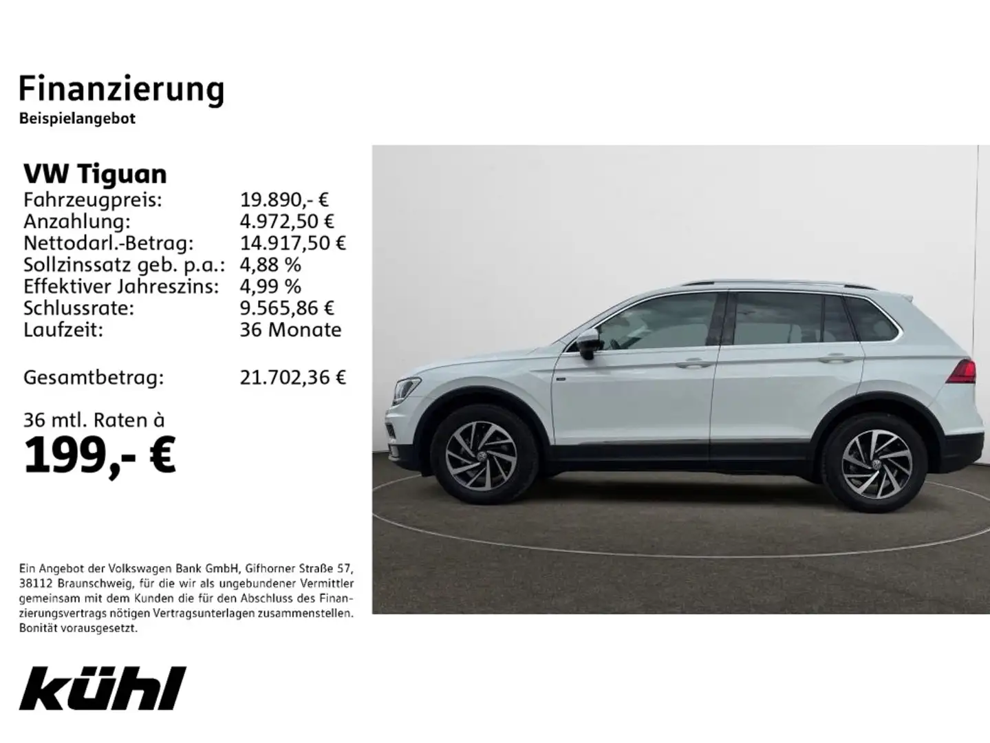 Volkswagen Tiguan 2.0 TDI  Join Navi,LM17 Bianco - 2