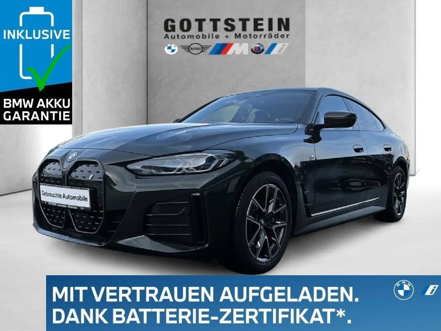 BMW i4 eDrive40 Gran Coupé. M Sportpaket Grün - 1
