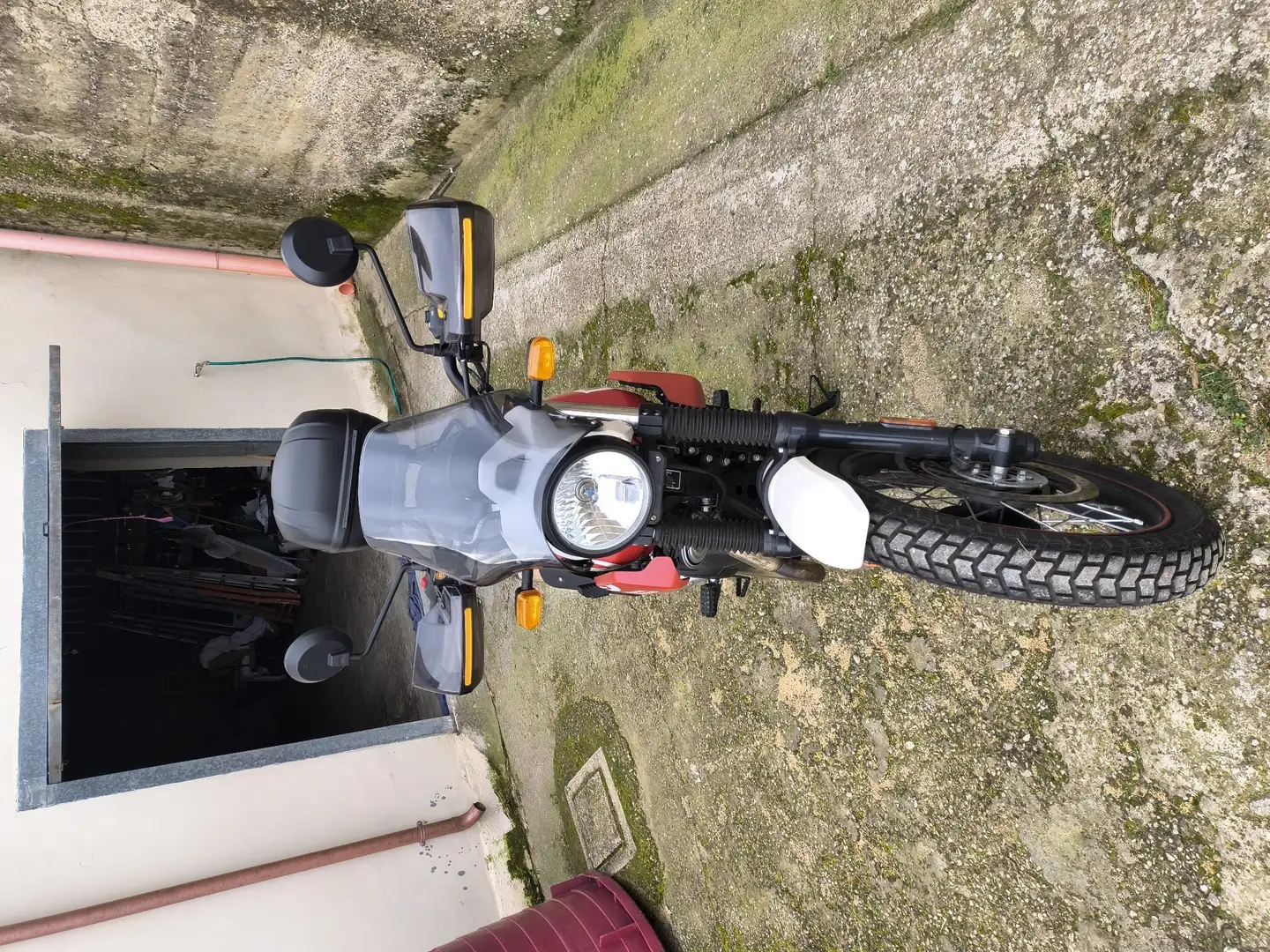 Royal Enfield Scram 411 bauletto e copollino Alb - 2