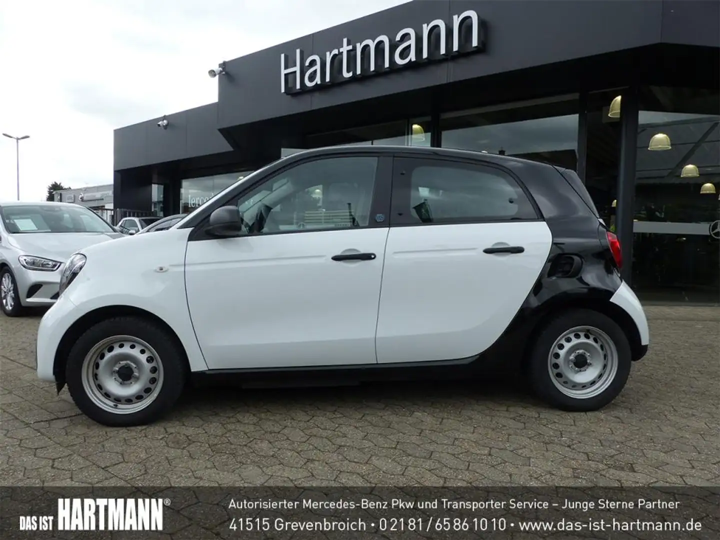 smart forFour EQ  COOL&AUDIO+NAVI+BREMS-ASSISTENT Blanco - 2