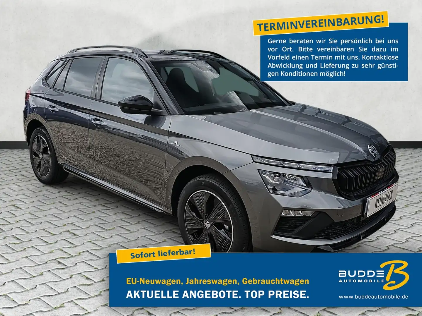 Skoda Kamiq 1.5 TSI DSG Monte Carlo Matrix Navi AHK Grau - 1