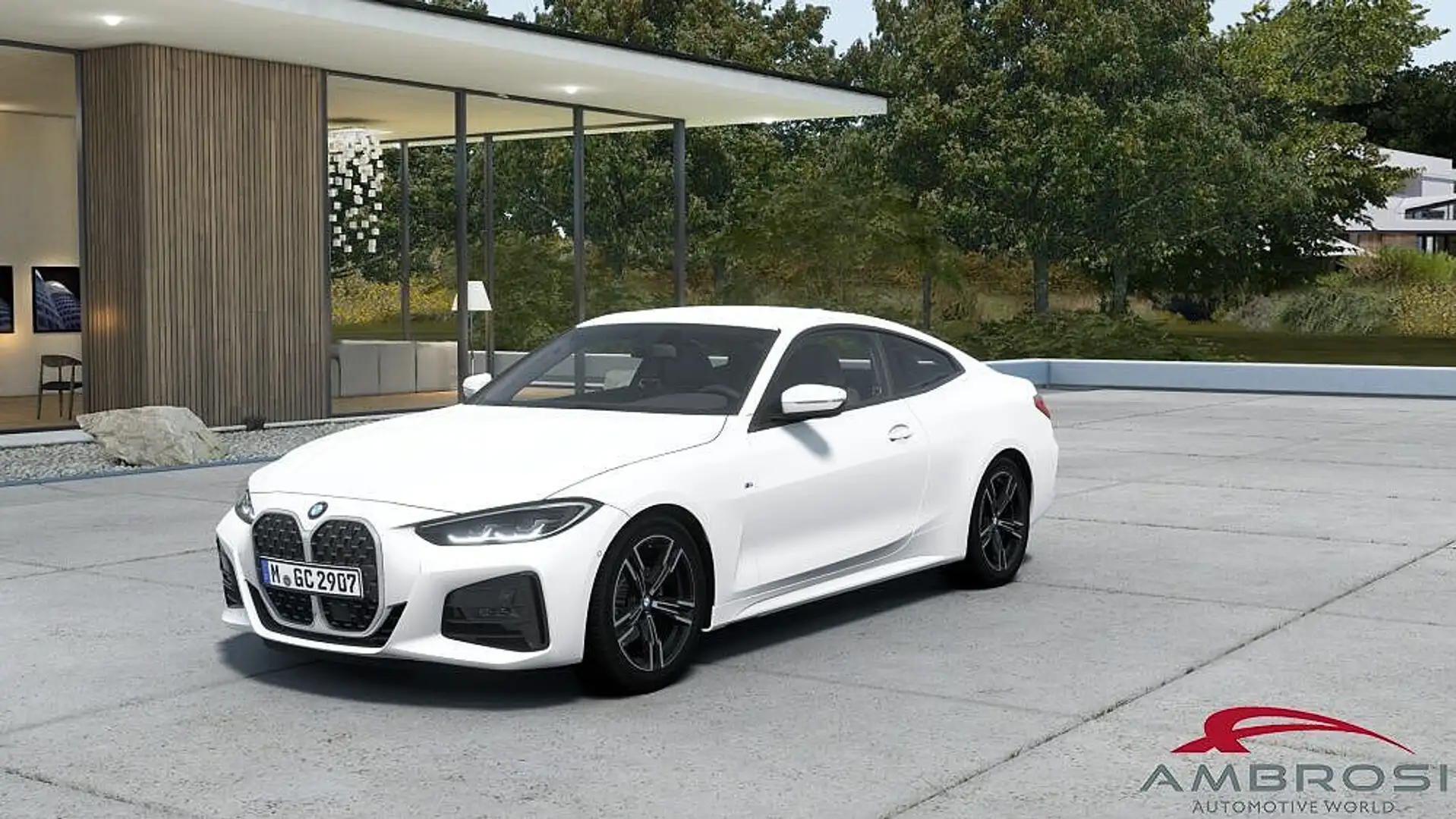 BMW 420 Coupé 420d Coupé 48V Msport Bianco - 1
