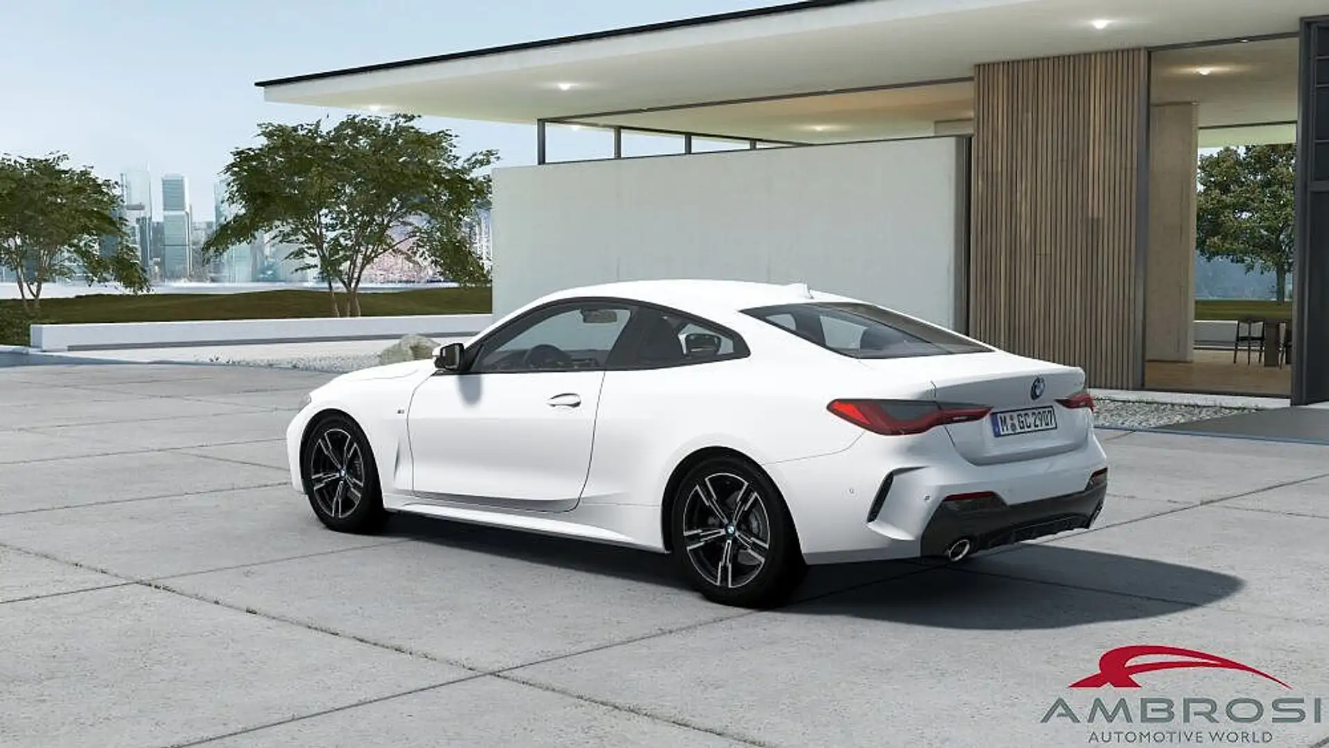 BMW 420 Coupé 420d Coupé 48V Msport Bianco - 2