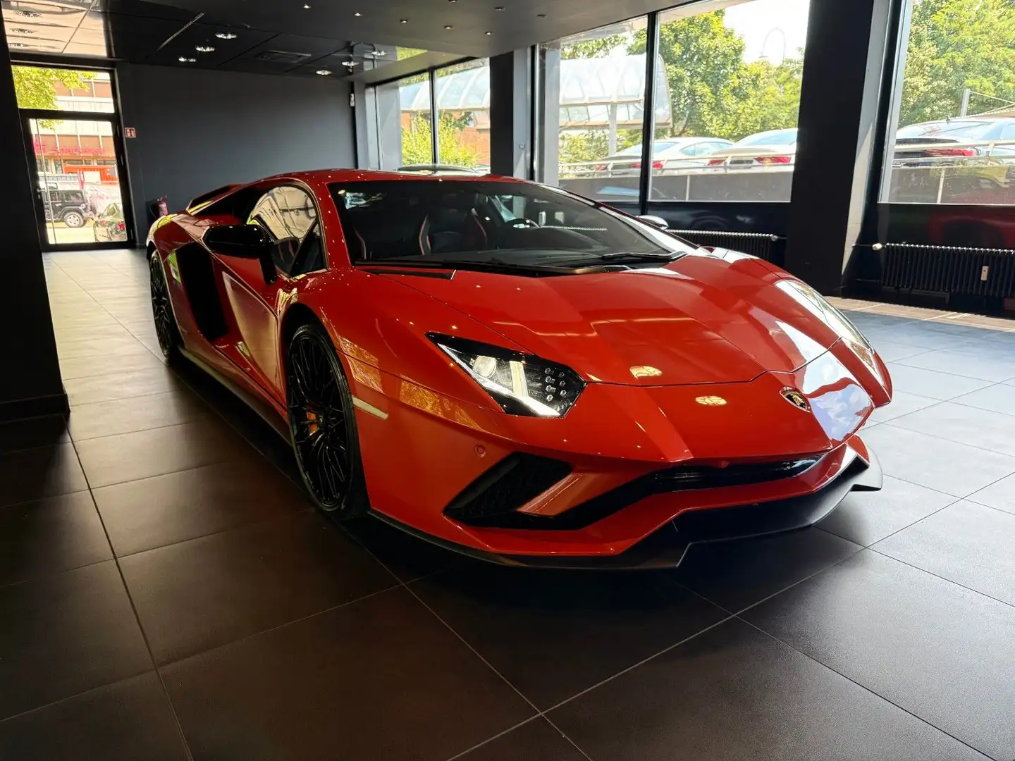 Lamborghini Aventador LP740 4 S*Lift*arancio argos*MwSt*DE Narancs - 2