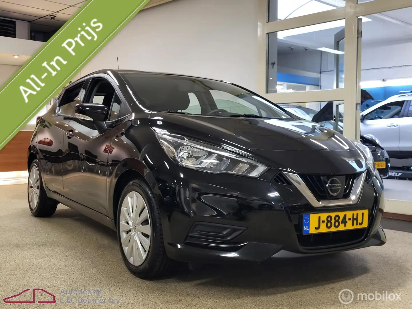 Nissan Micra 1.0 IG-T Acenta *NL, 1e EIG, CARPLAY, RIJKLAARPRIJ Noir - 2