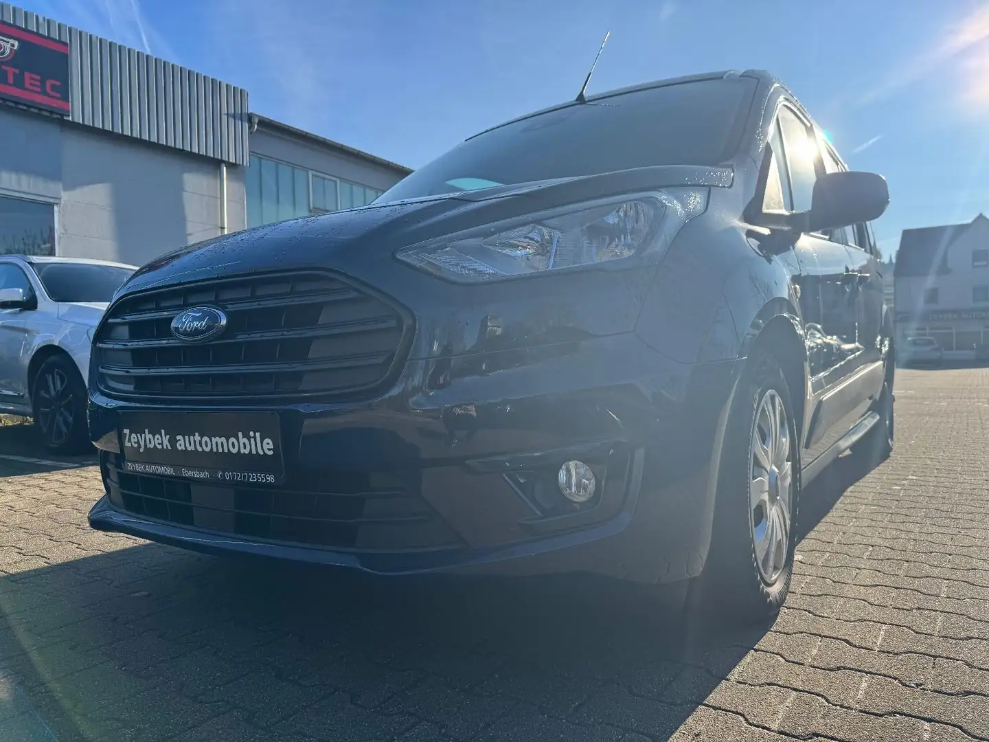 Ford Transit Connect Kombi lang Trend Klima Ahk Bleu - 1