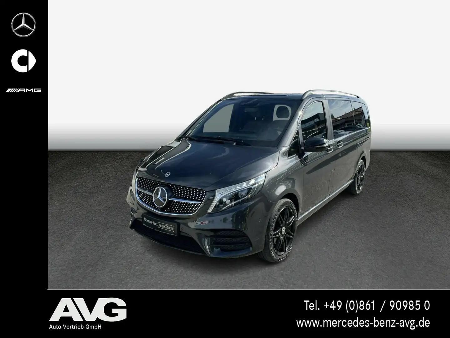 Mercedes-Benz V 300 V 300 d 4M AV/ED L AMG Leder Nappa 360 RFK AHK  BC Grau - 1