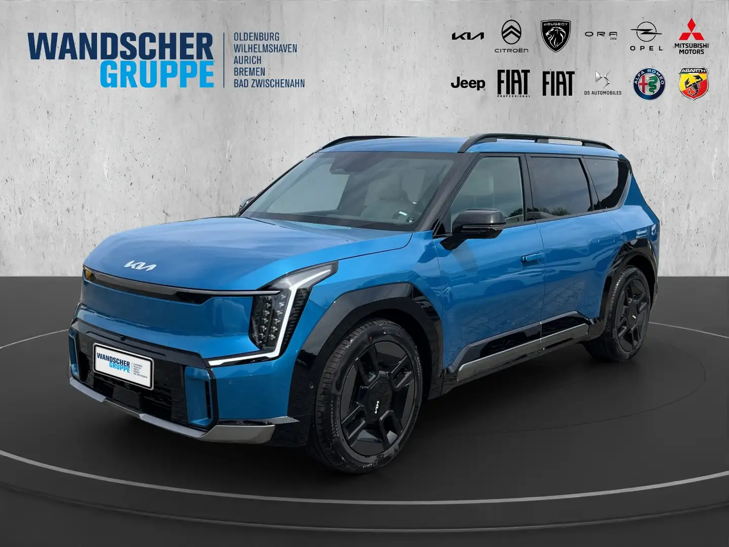 Kia EV9 AWD GT-Line 99,8kWh Massagesitz/Head-Up Niebieski - 1