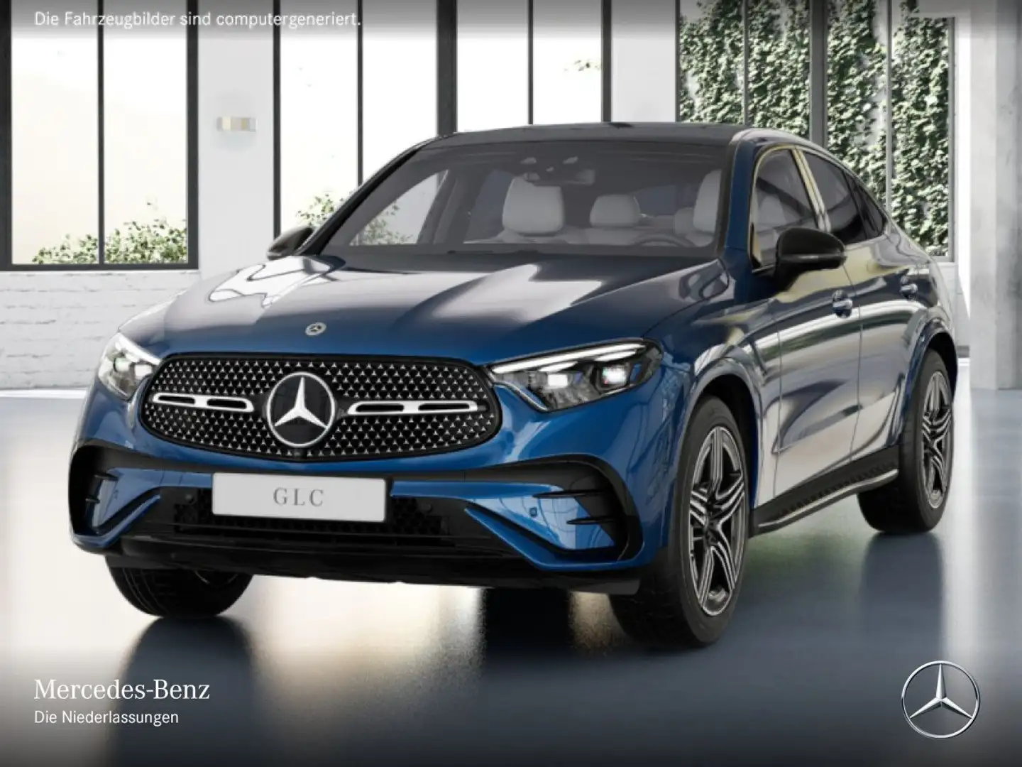 Mercedes-Benz GLC 450 d 4M AMG+NIGHT+PANO+360+STHZG+BURMESTER+9G Bleu - 2