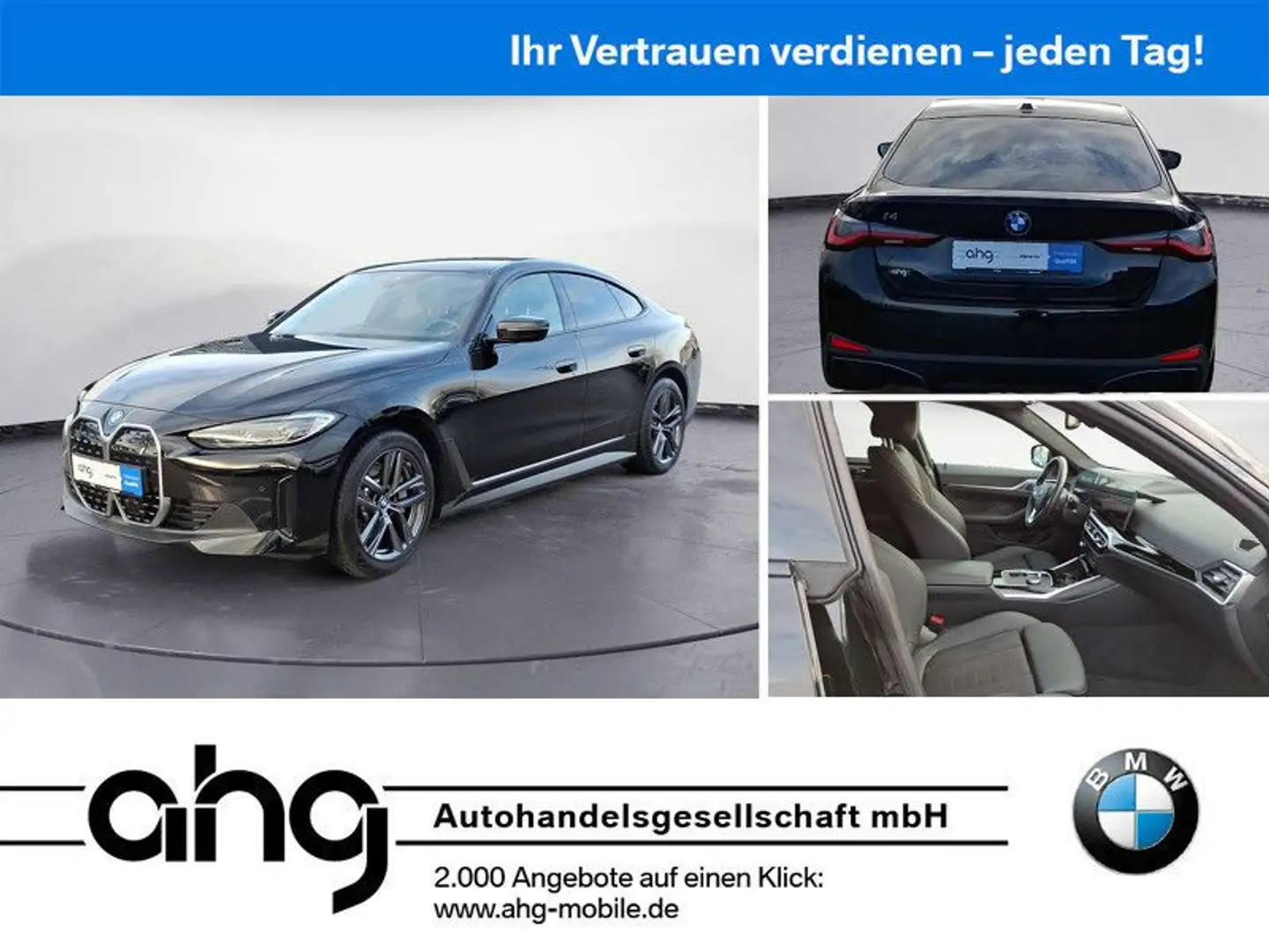 BMW i4 eDrive35 Klimaaut. HIFI Sitzhzg. Vorn Schwarz - 1