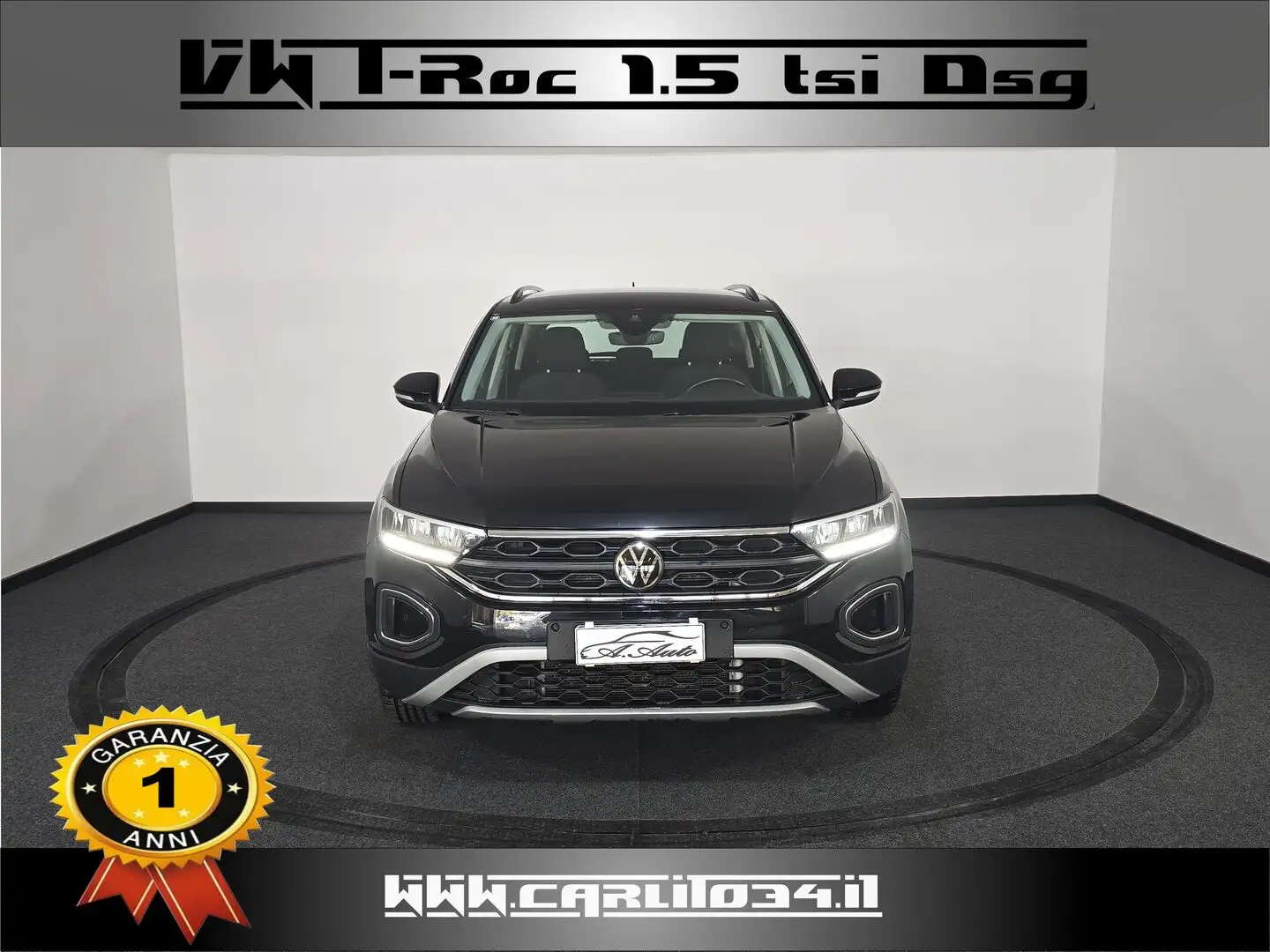 Volkswagen T-Roc 1.5 tsi Style dsg Schwarz - 1