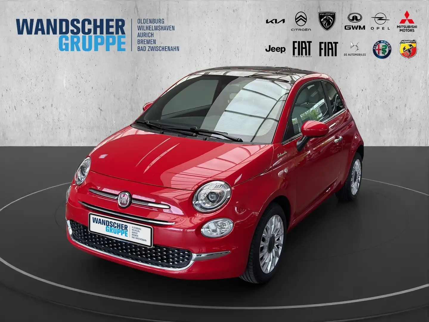 Fiat 500 1.0 Dolcevita +Pano+LM+KlimaA Rot - 1