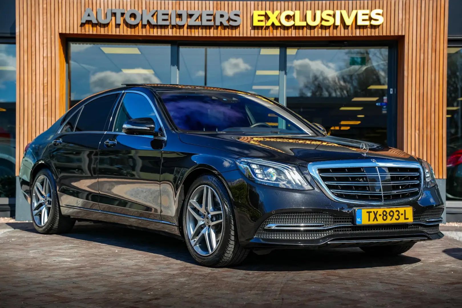 Mercedes-Benz S 350 350d Lang Premium Plus Panodak Burmester Stoelvent Black - 1