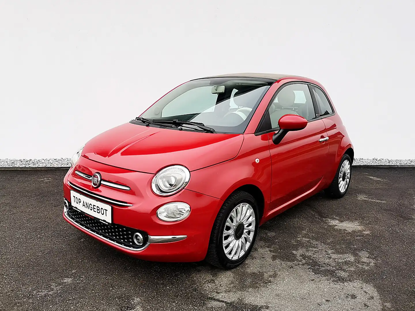 Fiat 500C Hybrid 70 Lounge Rot - 1