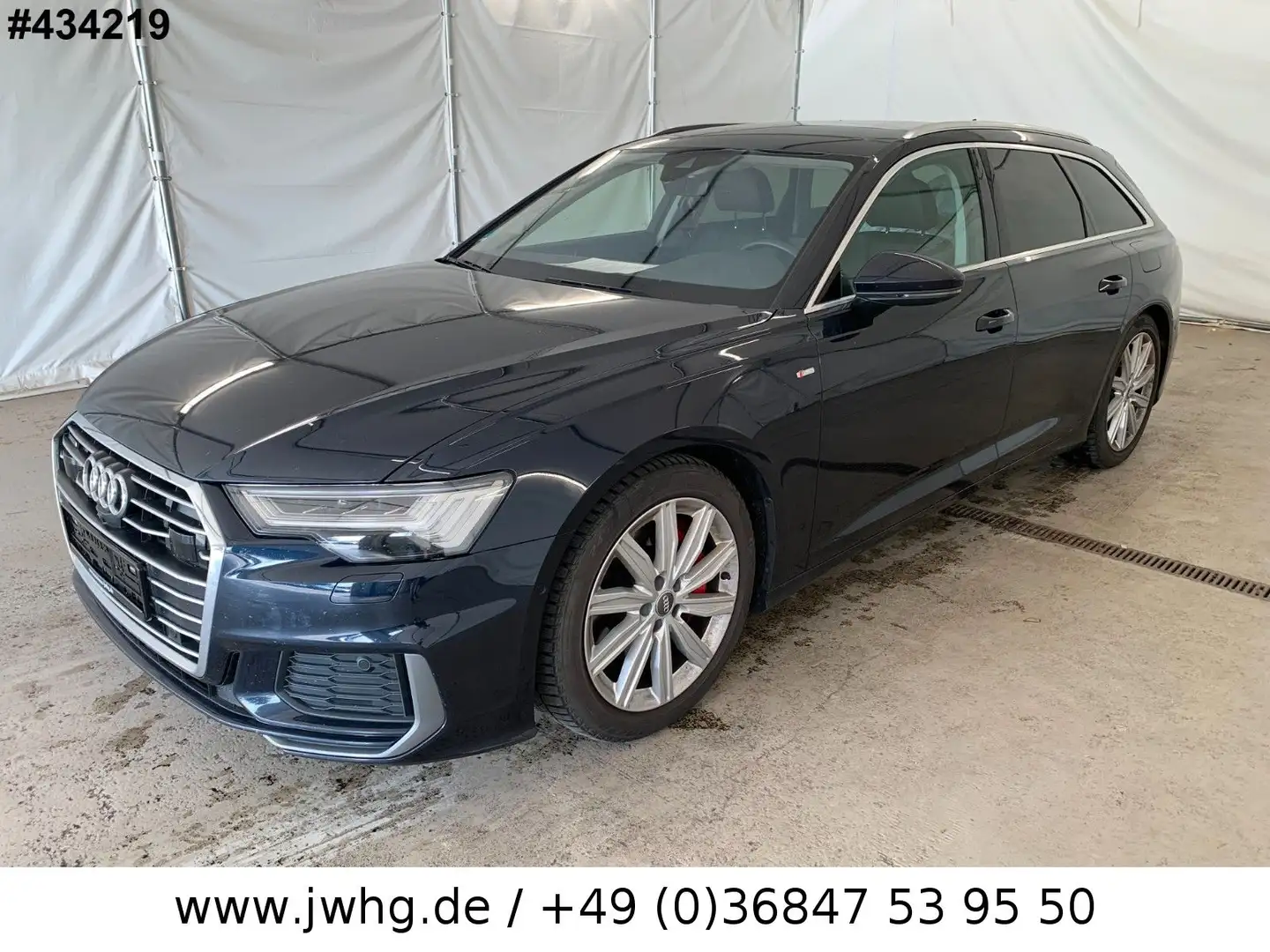 Audi A6 55e quattro S-Line+Ext HD-MATRIX/ACC+/360°KAM Blau - 1