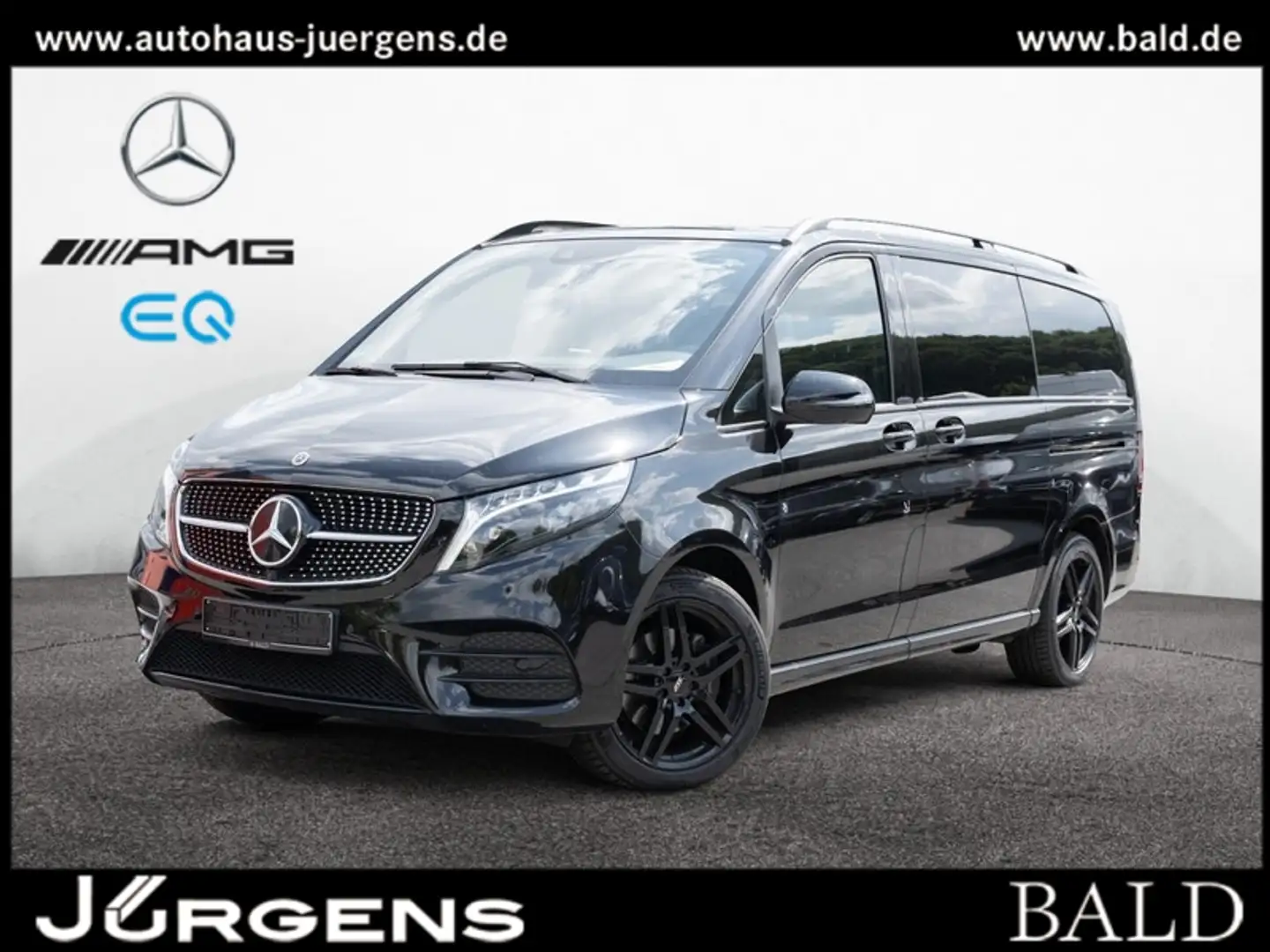 Mercedes-Benz V 300 4M Lang AMG/LED/Avantgarde/Navi/AHK/Burm Zwart - 1