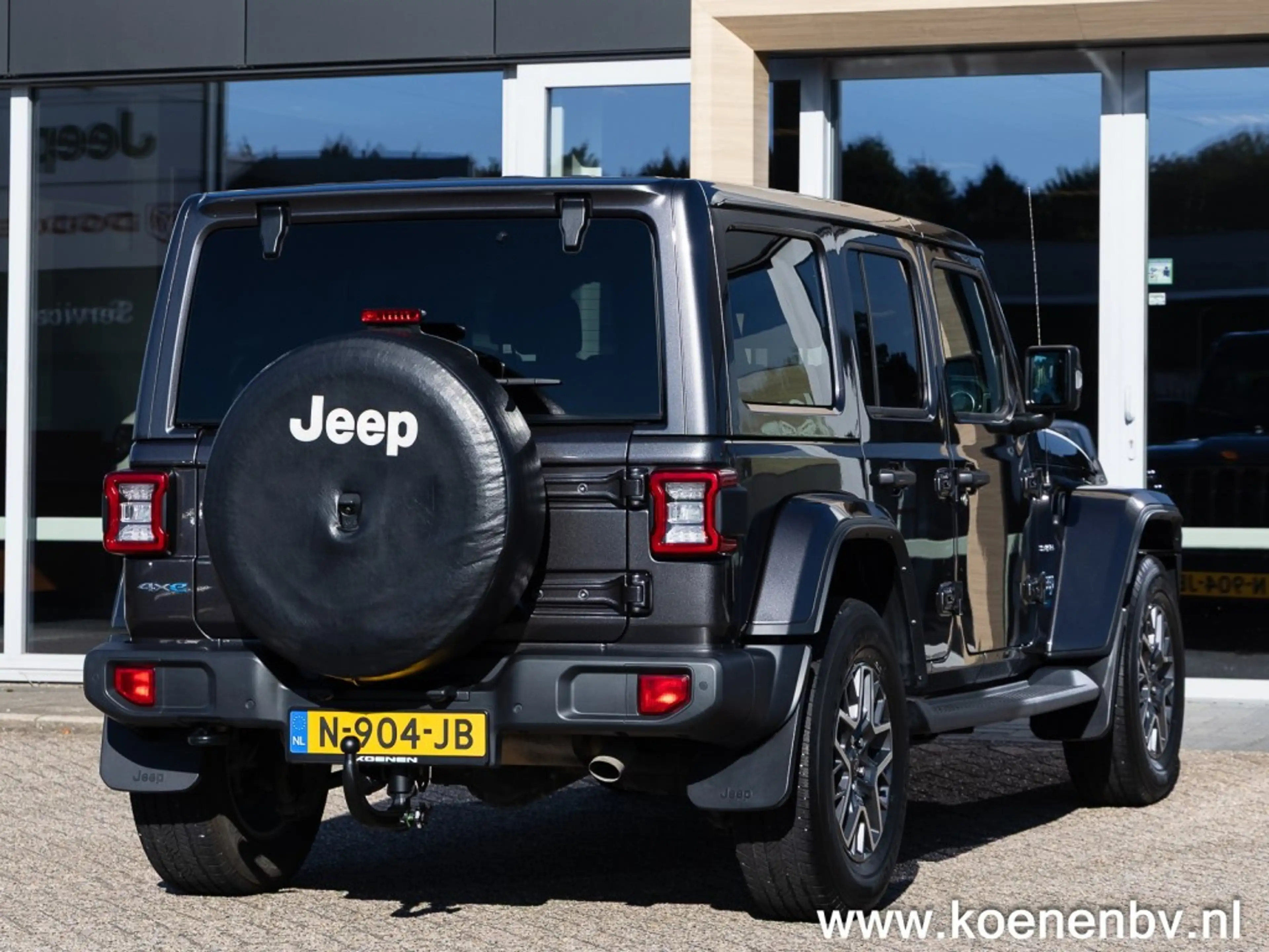 Jeep Wrangler 4xE 380 4wd Autom. Sahara CLIMA / LEER / ADAPT. C — photo 8