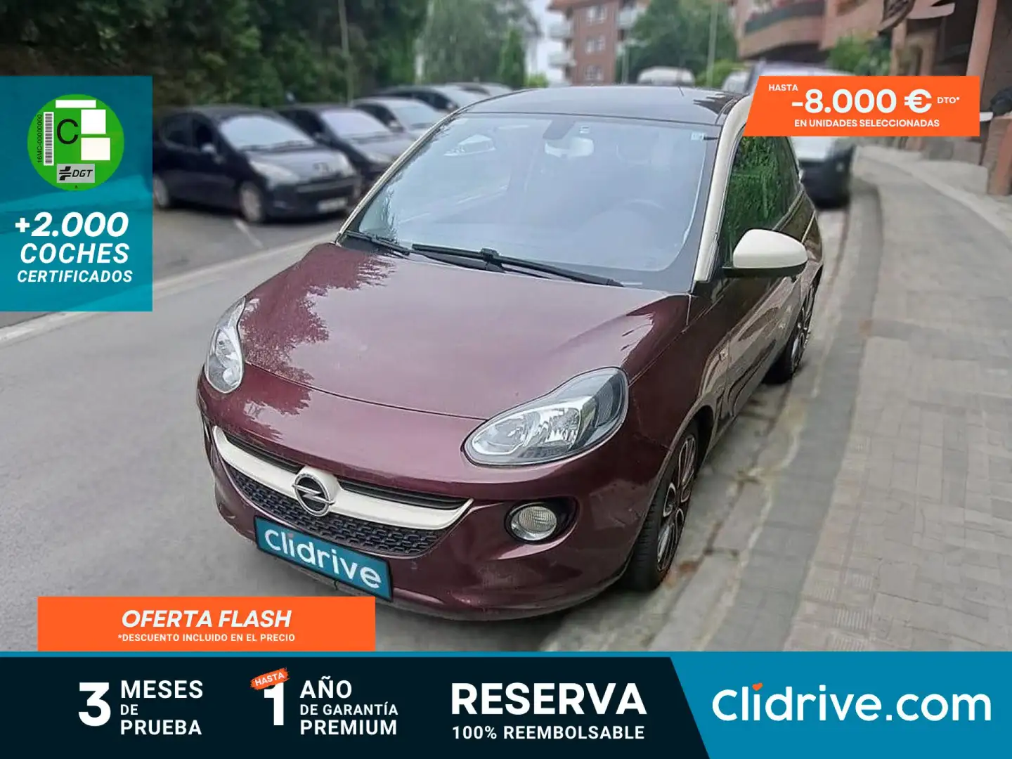 Opel Adam 1.4 XEL S&S Rocks Burdeos - 1
