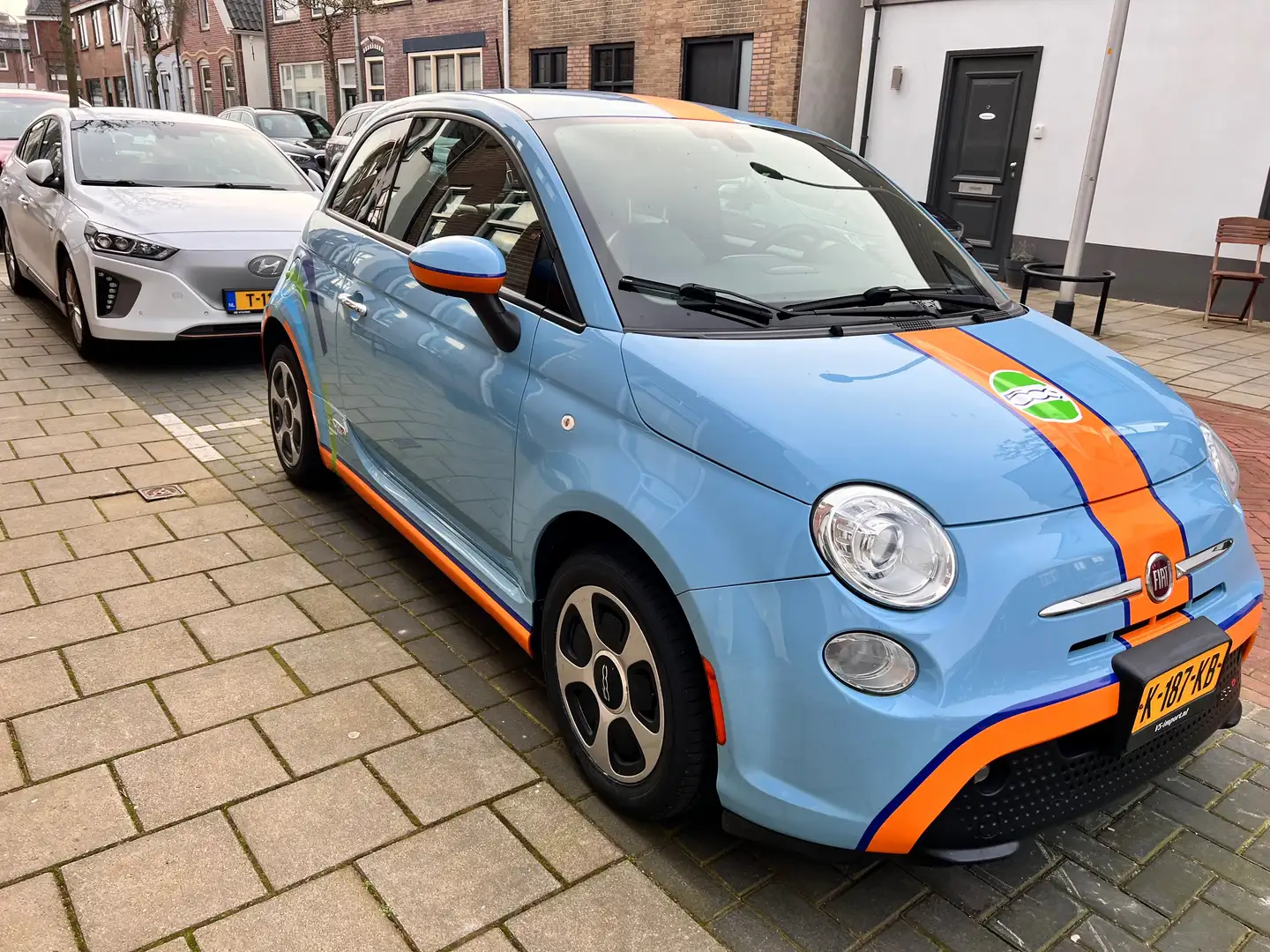 Fiat 500e E 24kwh Blauw - 1