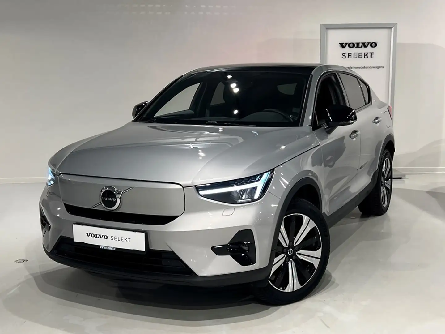 Volvo C40 Recharge Plus + electr trekhaak Argintiu - 1