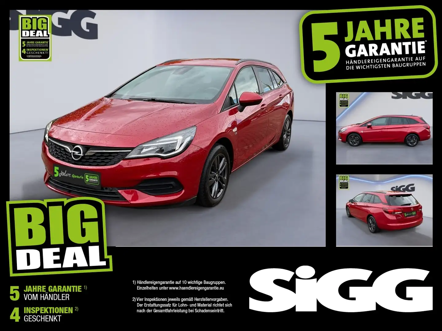 Opel Astra ST 1.2 Turbo ''120 Jahre'' Kamera AHK DAB+ Rouge - 1