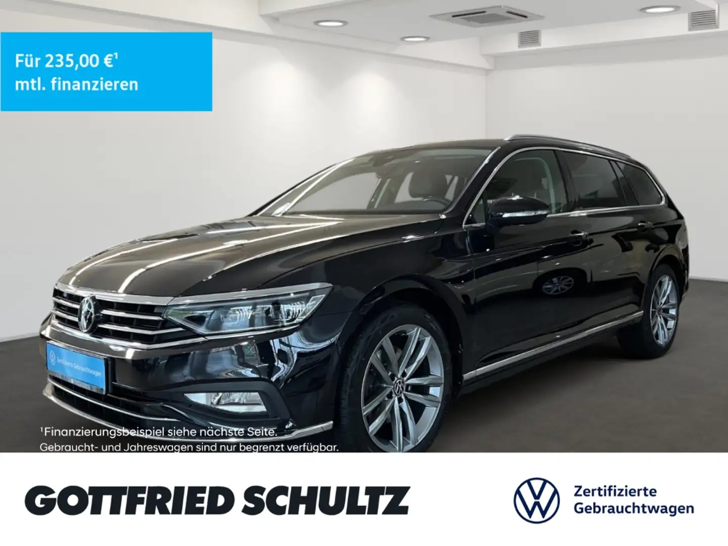 Volkswagen Passat Variant 2.0 TSI DSG Elegance Navi ACC AHK APP-Connect Zwart - 1