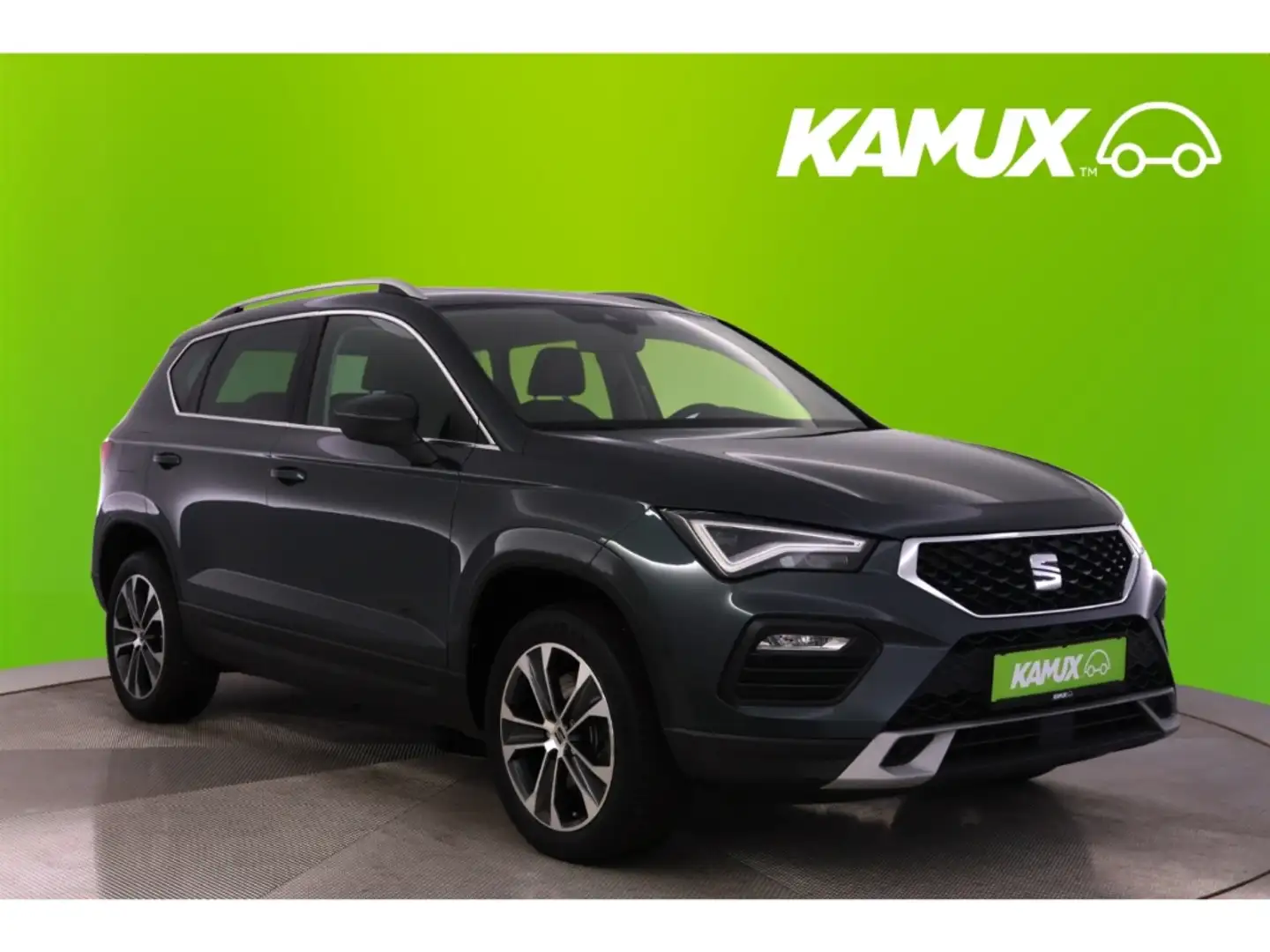 SEAT Ateca 2.0TDI DSG Style+LED+NAVI+VIRTUAL+AHK+PANO Groen - 1