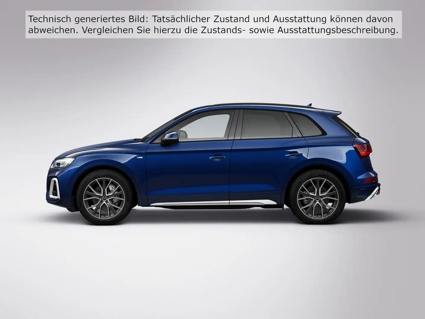 Audi Q5 S line 50 TDI qua. MATRIX PANO AHK STANDHZ Blau - 2