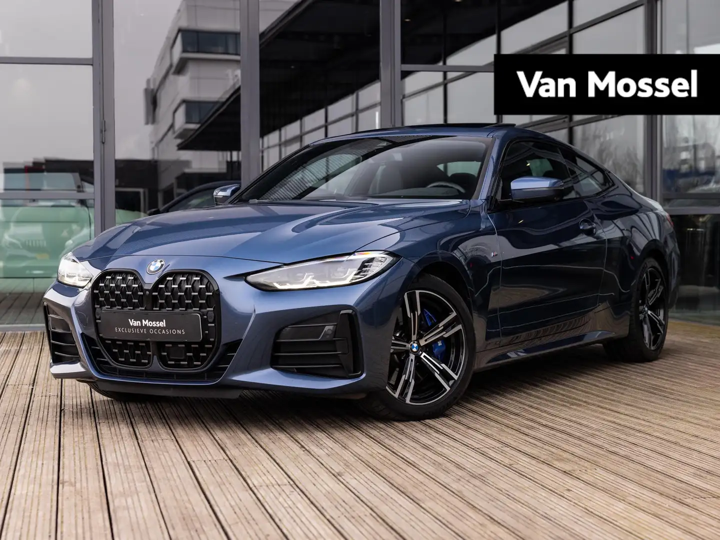 BMW 440 4-serie Coupé M440i xDrive | SCHUIF-KANTELDAK | 36 Blauw - 1