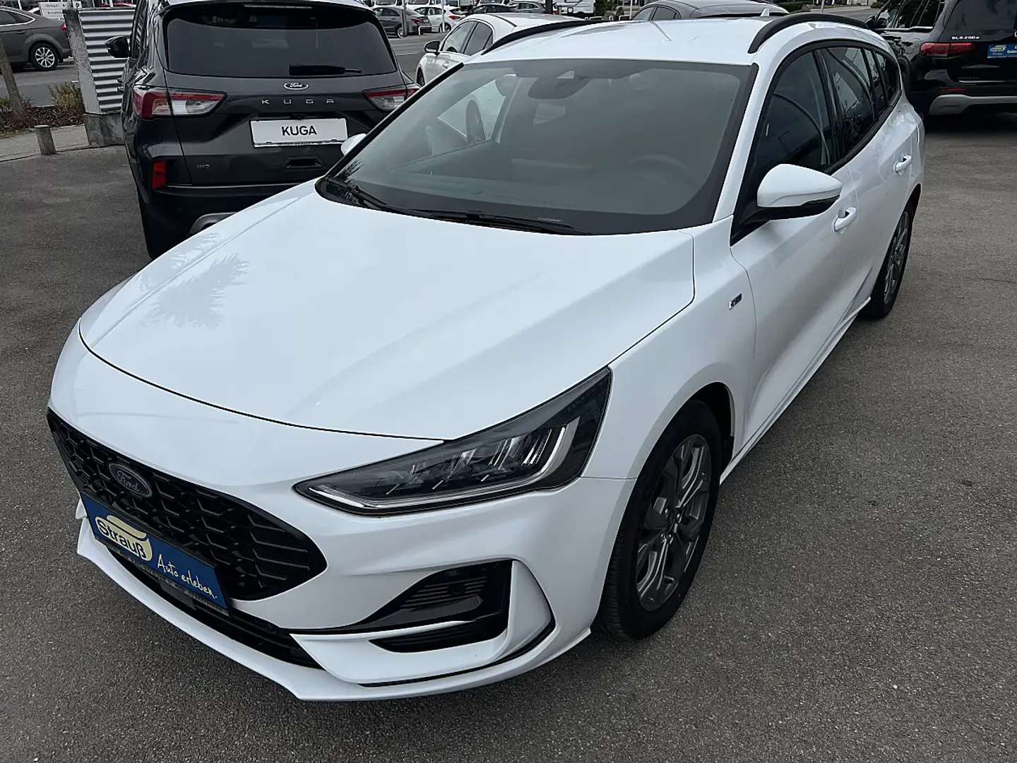 Ford Focus Turnier 1,0 EcoBoost Hybrid ST-Line Aut. Weiß - 2
