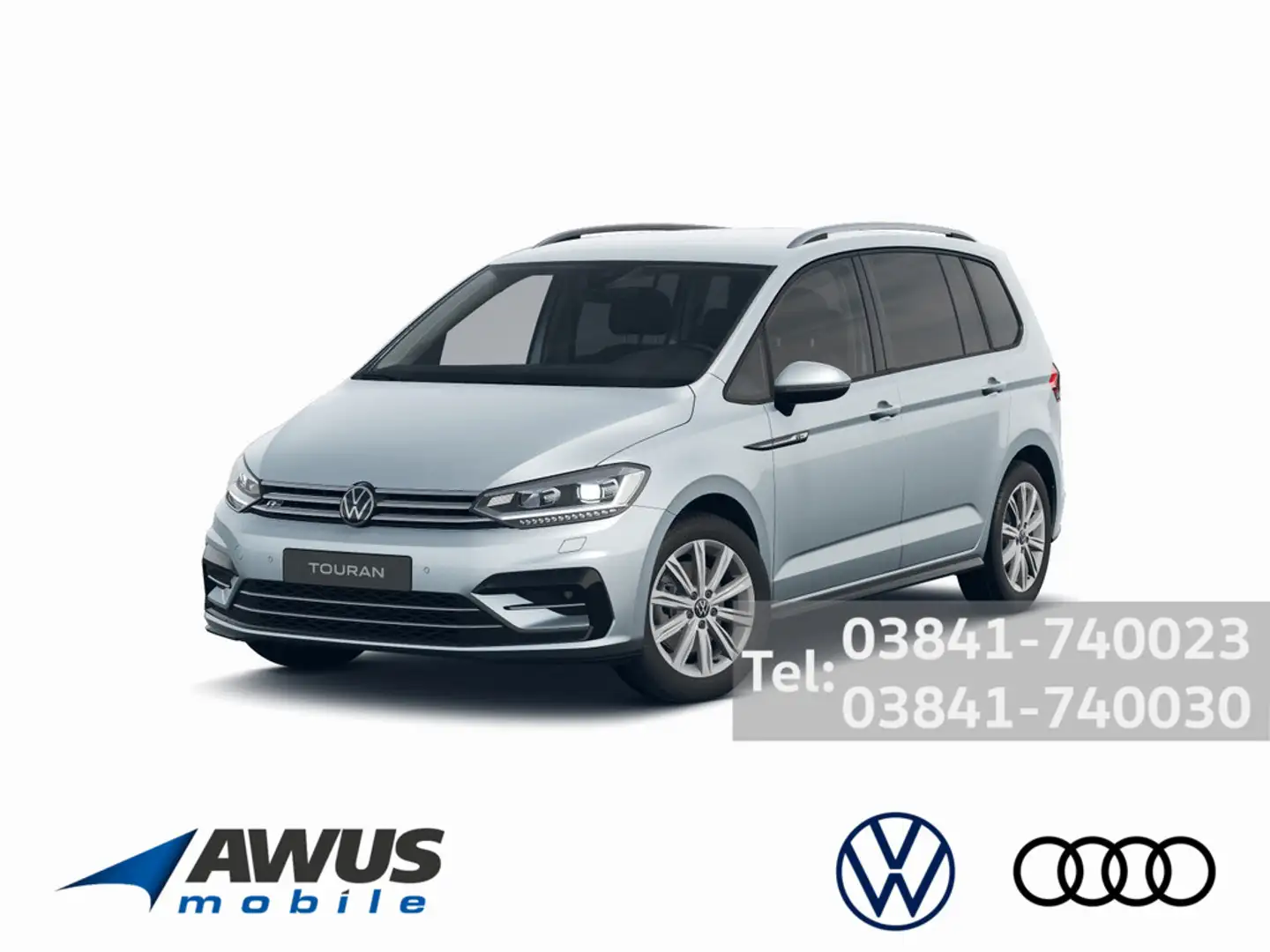 Volkswagen Touran 1.5TSI DSG Comfortline R-Line ACC LED Silber - 1