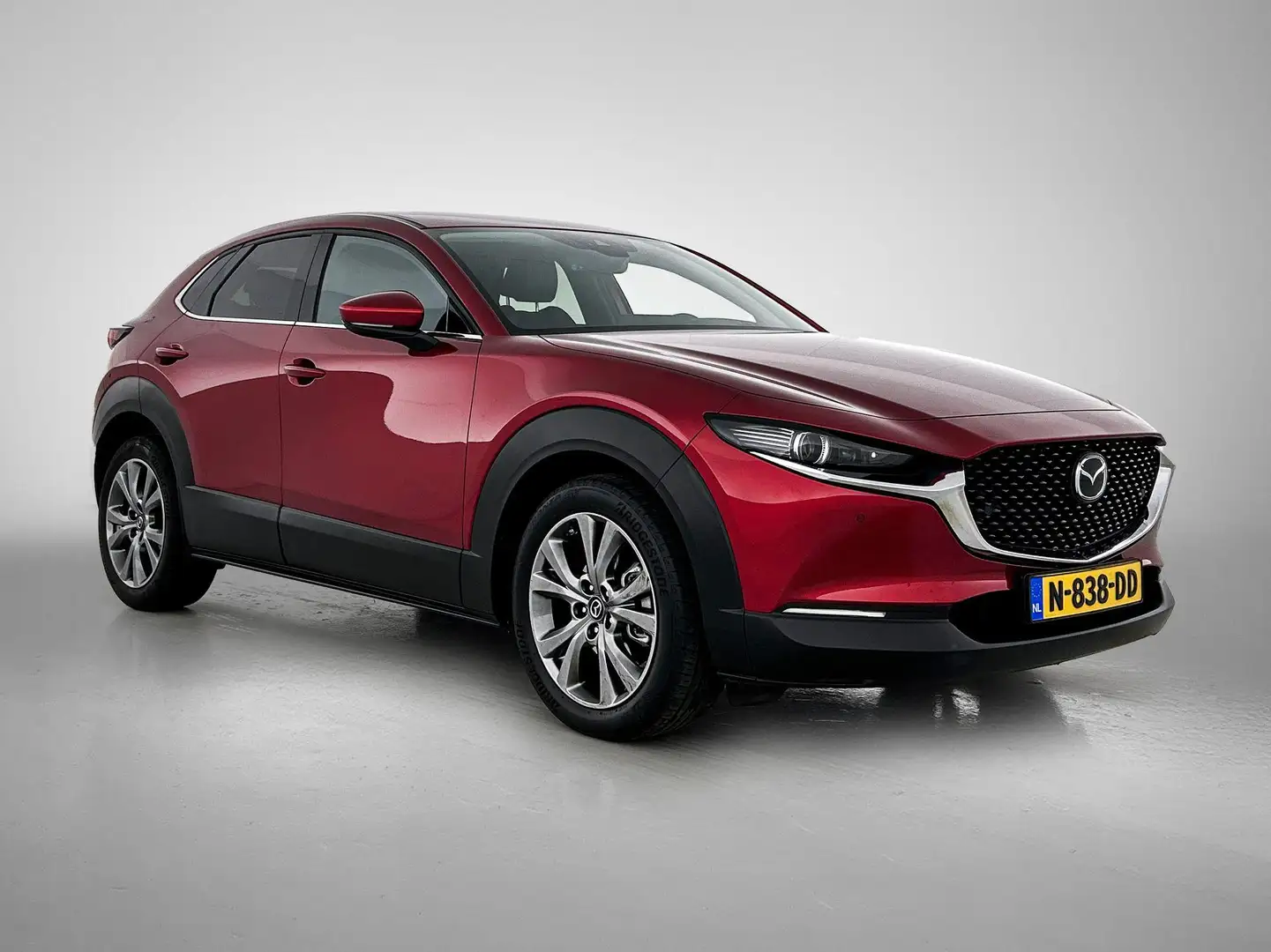Mazda CX-30 186pk M Hybrid Luxury | 1ste eigenaar | LEER | Dod Rood - 2