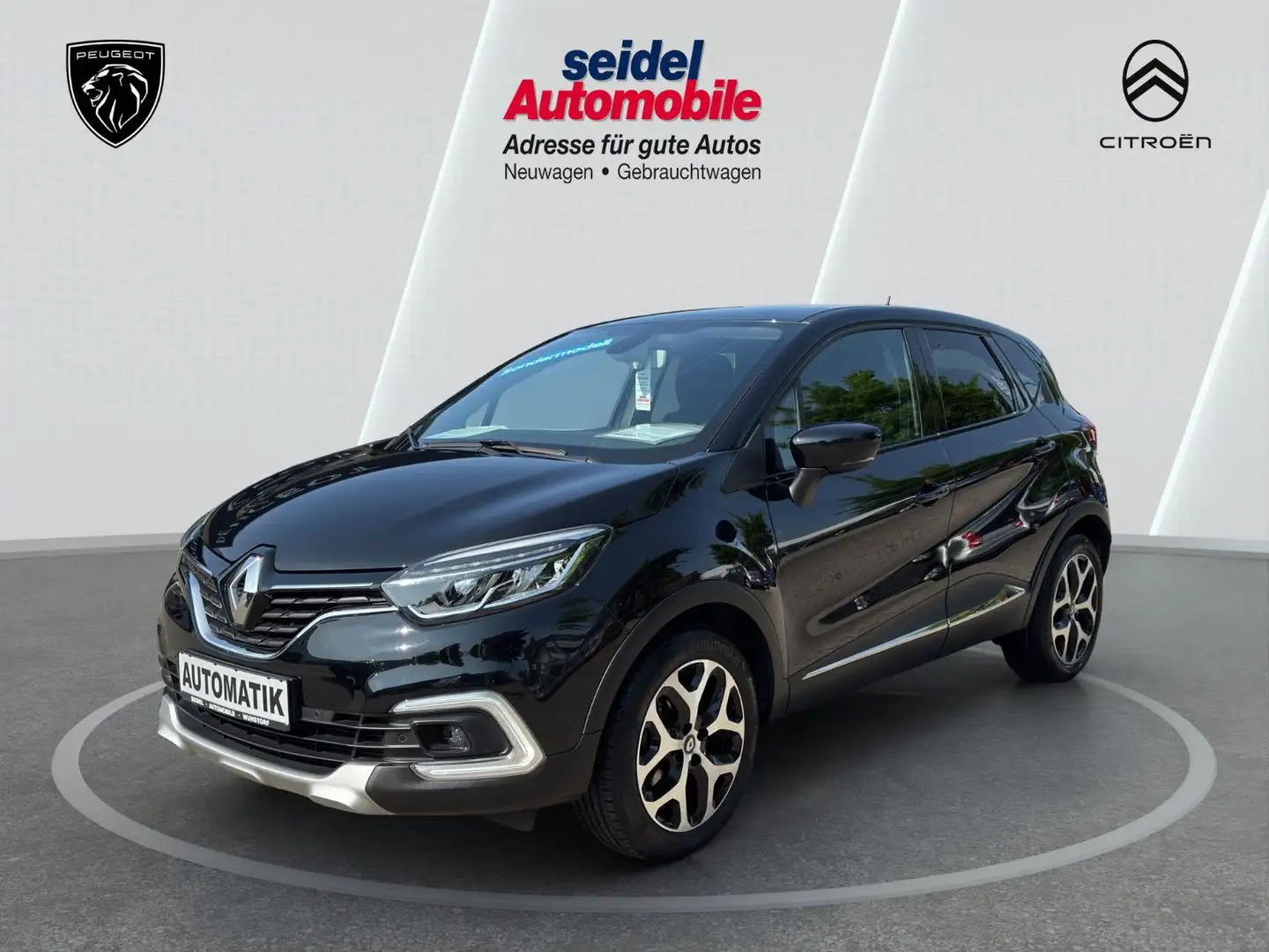 Renault Captur ENERGY TCe 120 Intens Automatik, NAVI,AHK Zwart - 1