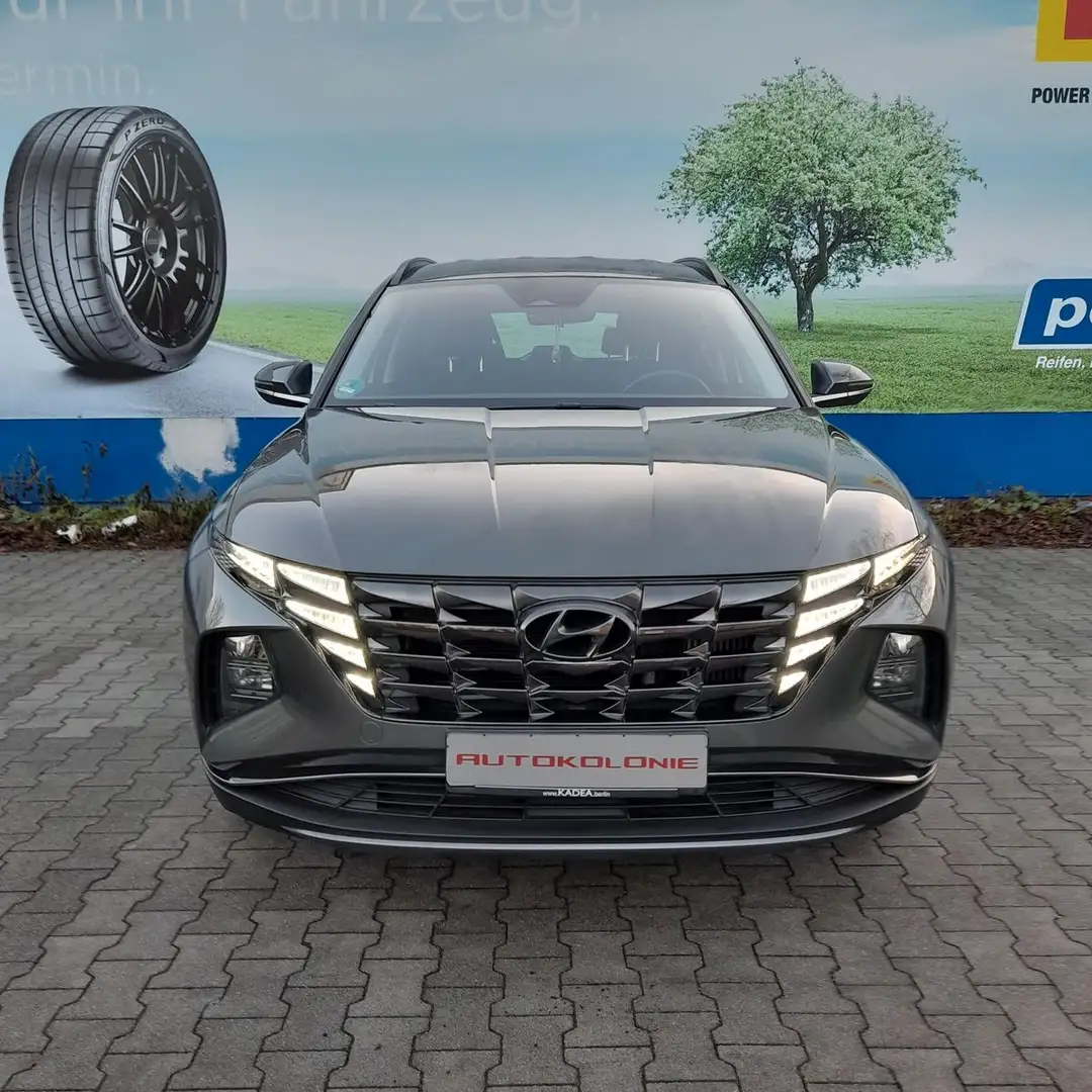 Hyundai TUCSON 1,6 CRDI 4WD DT. MODELL 1.HAND 59 TKM Gris - 1