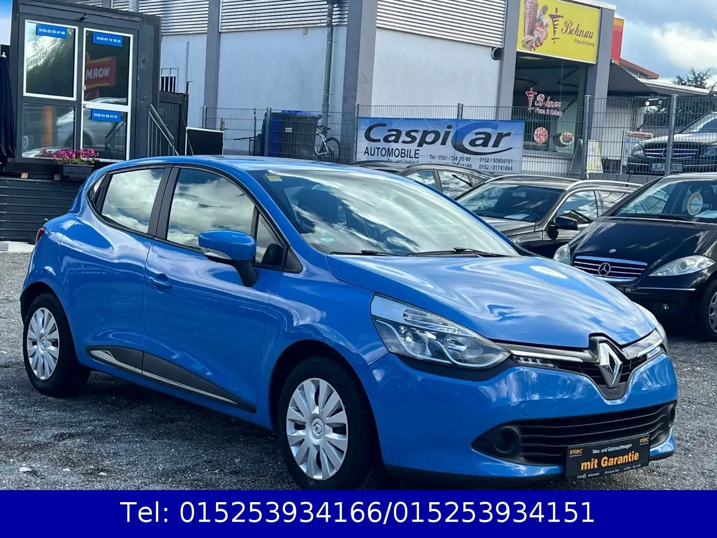 Renault Clio IV Dynamique,KLIMA,NAVI,PDC, 5-TÜRIG,1.HAND Blau - 1