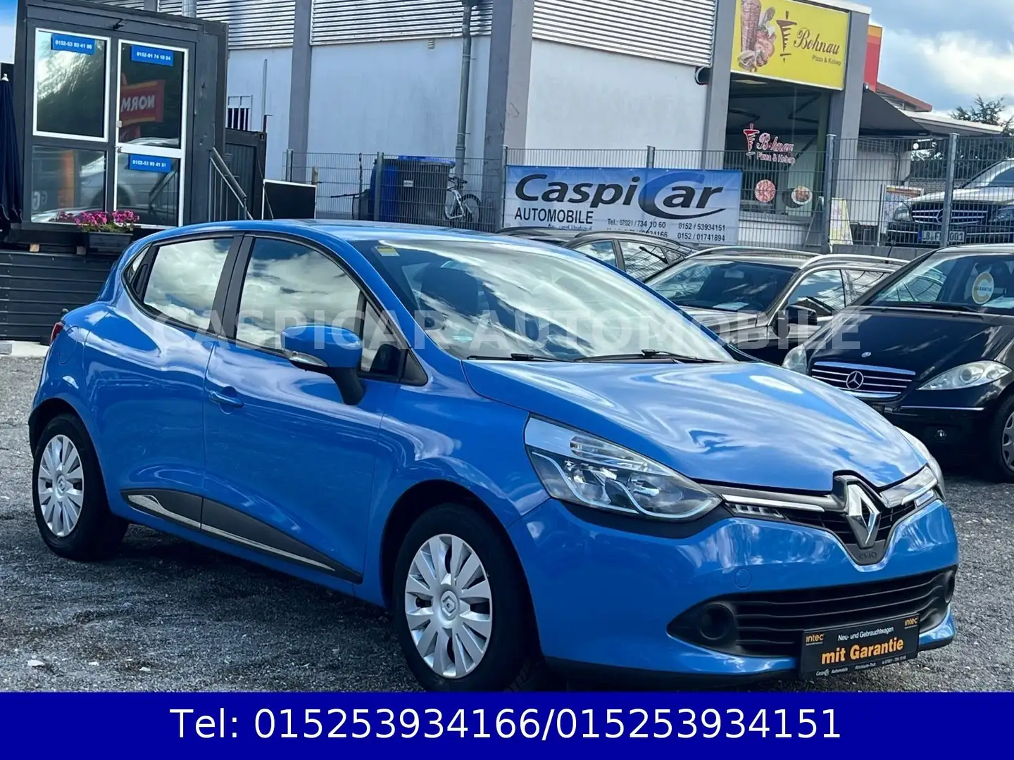 Renault Clio IV Dynamique, KLIMA,NAVI,PDC, 5-TÜRIG,1.HAND Blau - 1