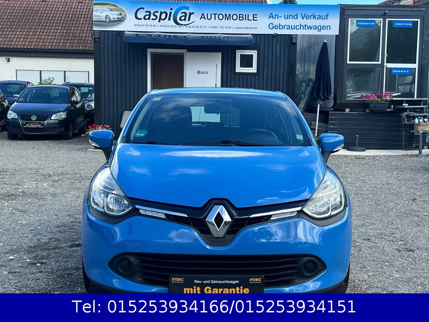 Renault Clio IV Dynamique,KLIMA,NAVI,PDC, 5-TÜRIG,1.HAND Blau - 2