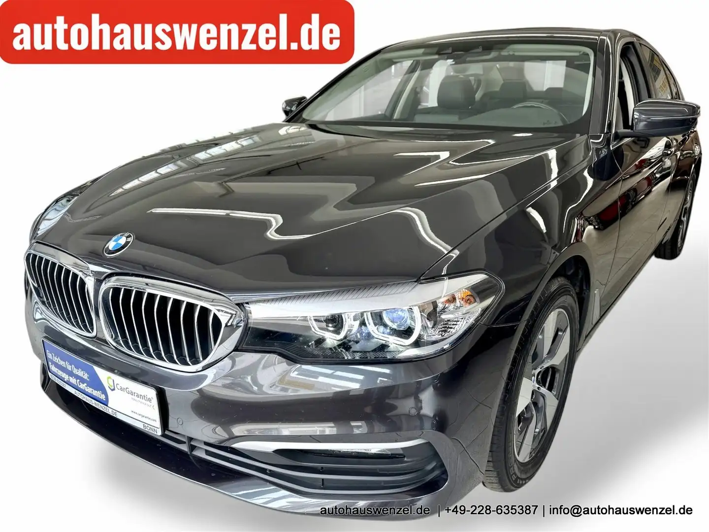BMW 520 d Lim. LEDER LIVECOCKPIT CARPLAY KAMERA AHK LED Grau - 1