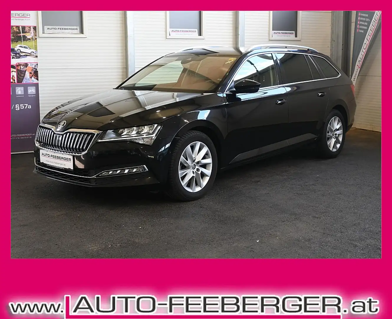 Skoda Superb Kombi 2,0 TDI Style DSG Voll Leder,Winterpaket... Schwarz - 1