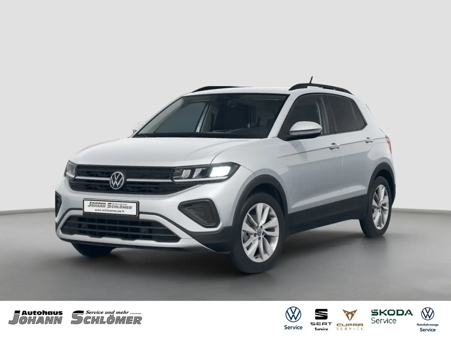 Volkswagen T-Cross 1.0 TSI Tour DSG LED KAMERA MFL SHZ BT Klima Silber - 1