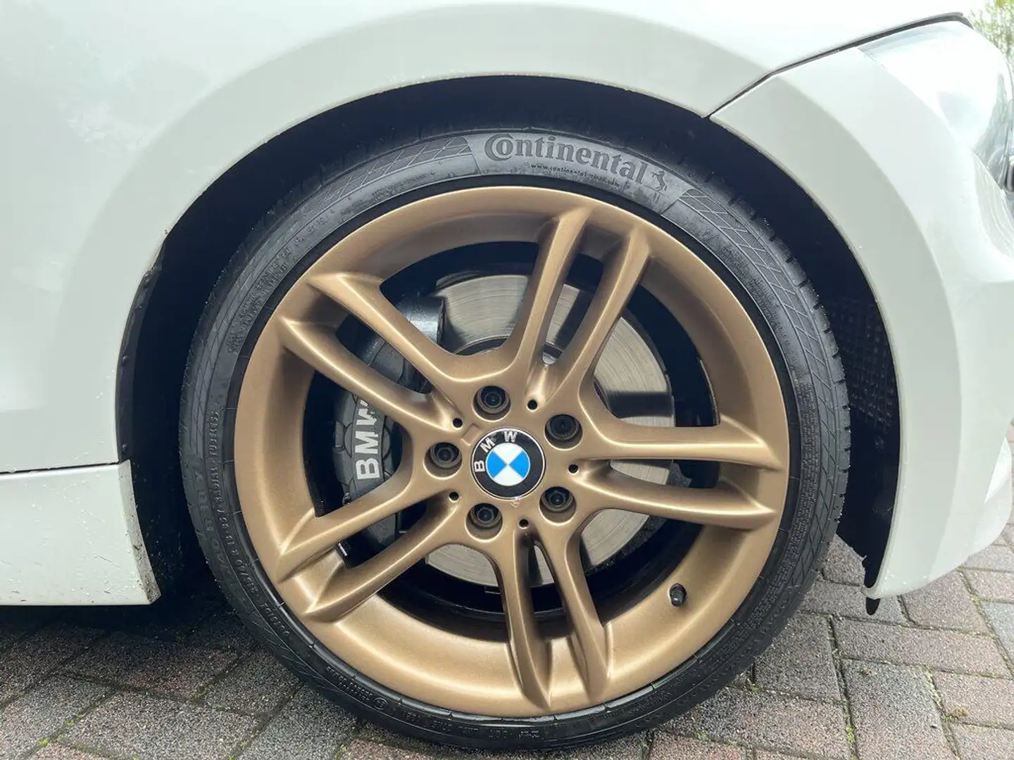 BMW 135 i Cabrio Msport Blanc - 2