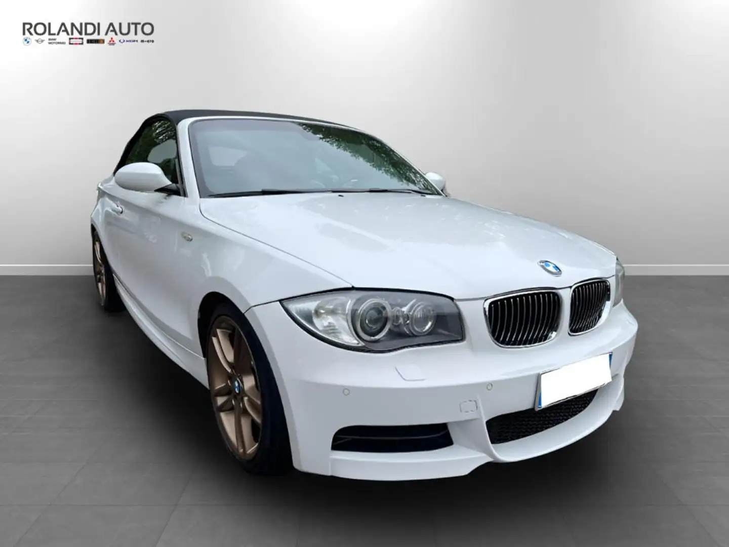 BMW 135 i Cabrio Msport Blanc - 1